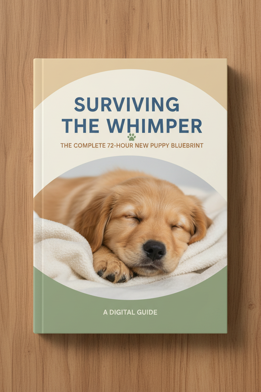 Surviving the Whimper: The Complete 72-Hour New Puppy Blueprint - digital guide cover